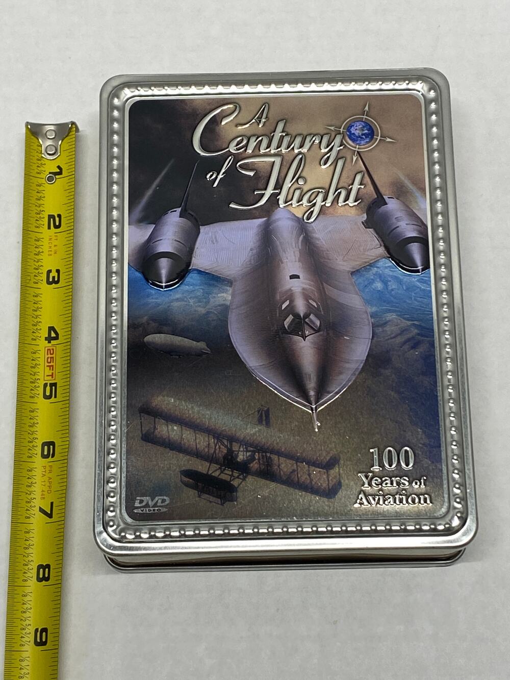 A Century of Flight 100 Years of Aviation 4 DVD Tin Set Pre Owned